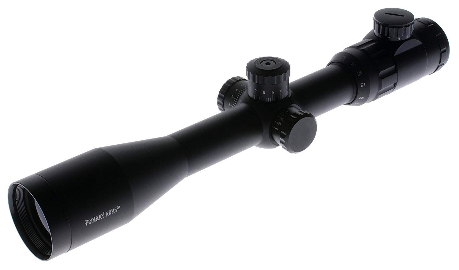 product photo of Primary Arms 4-16 X 44 Rifle Scope with Illuminated Mil-Dot Crosshair